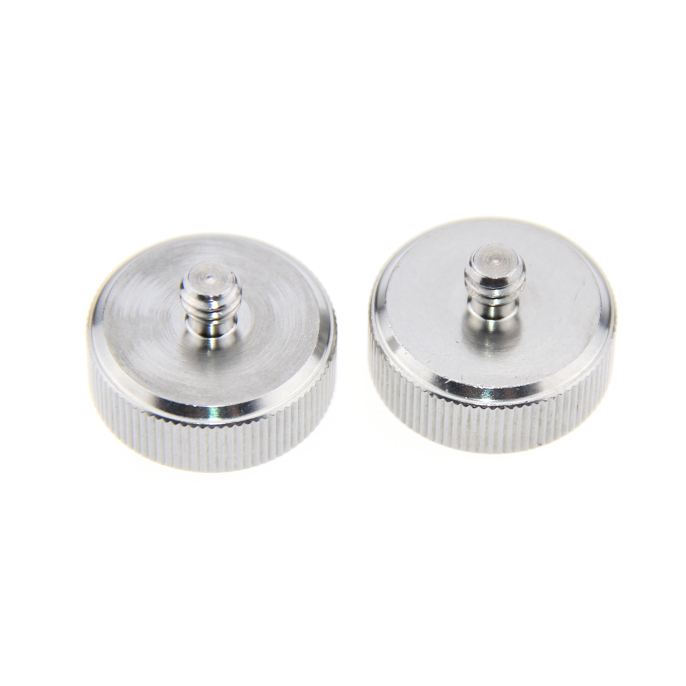 CAMVATE 2x Tripod Thread Adapter 1/4" Male to 3/8" Female for DSLR Tripod Monopod Head