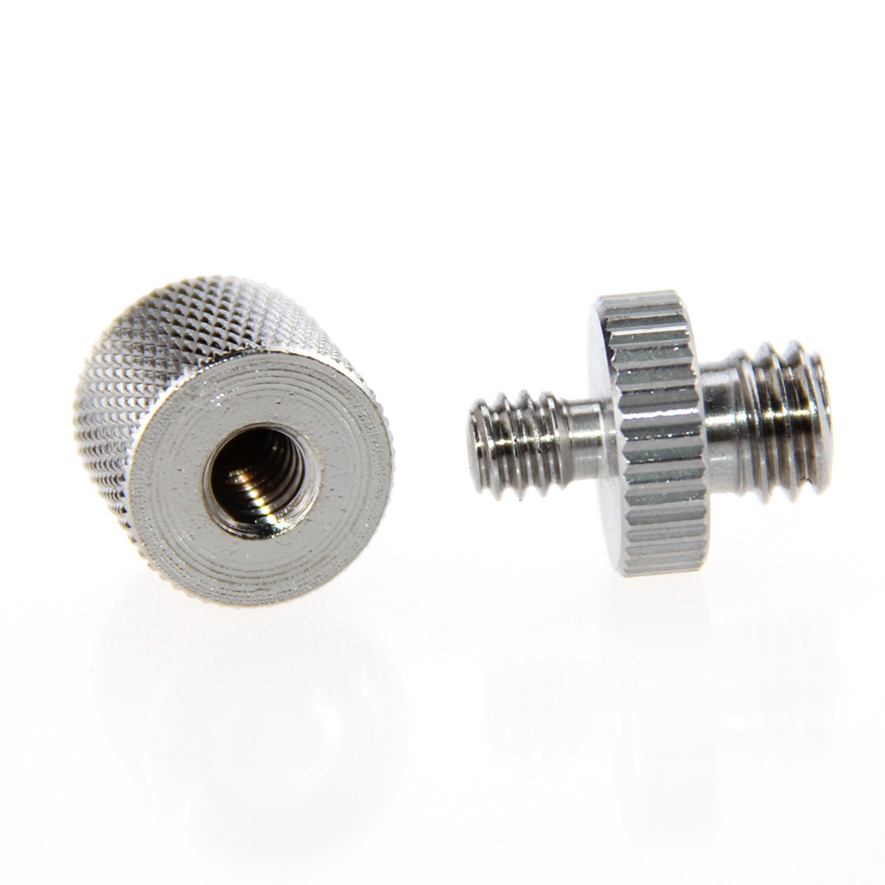 Screw Convert Adapters 1/4"to 3/8" fr DSLR Camera Tripod Monopod Cage Rig