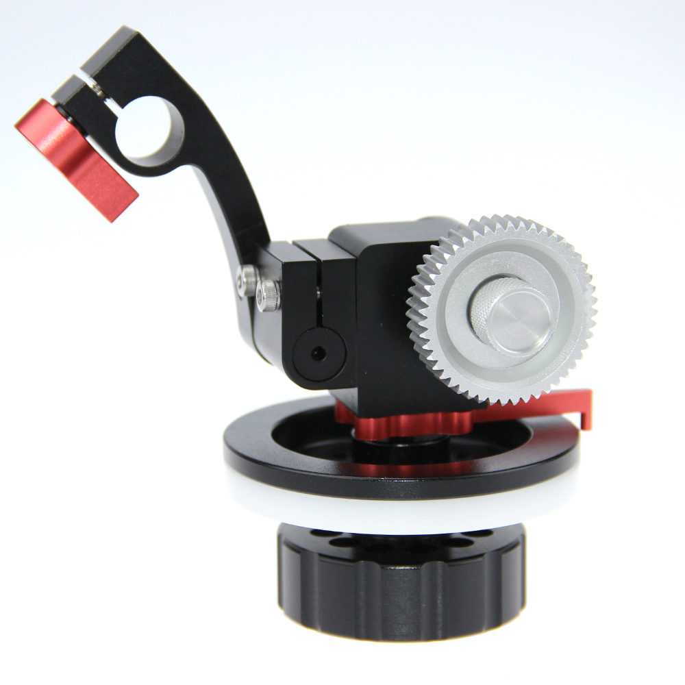 Follow Focus with 15mm Single Rods Clamp fr 15mm Rod DSLR Rig