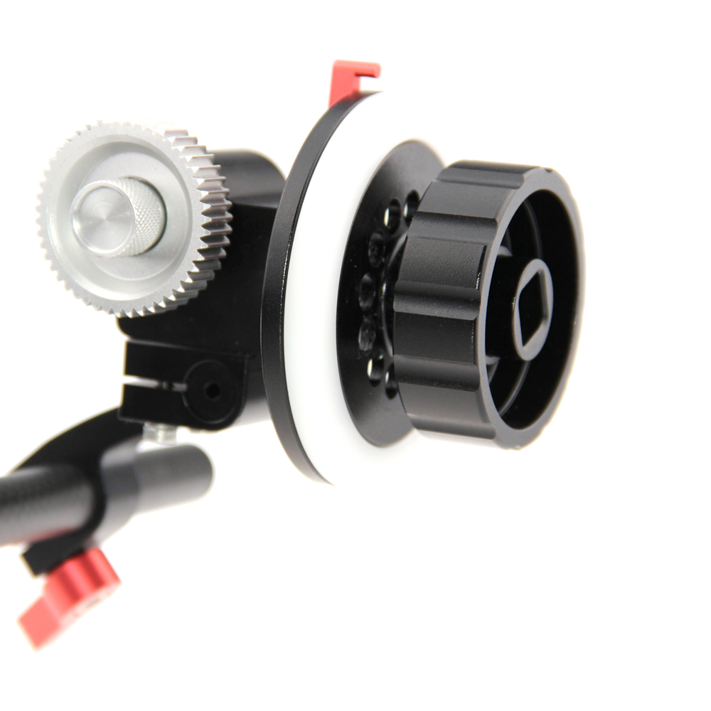 Follow Focus with 15mm Single Rods Clamp fr 15mm Rod DSLR Rig