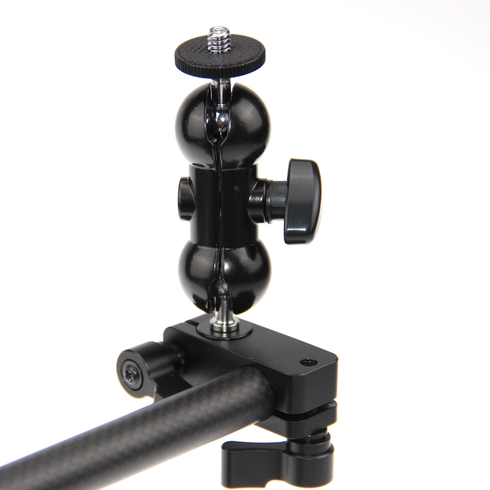 CAMVATE 90-Degree Rod Rig Clamp + 360 degree 1/4" Articulating Magic Arm Mount Adapter