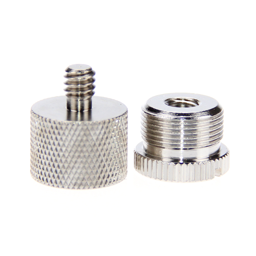CAMVATE Mic Screw Adapter 1/4"-20 male to 5/8"-27 female & 1/4"-20  female to 5/8"-27 male