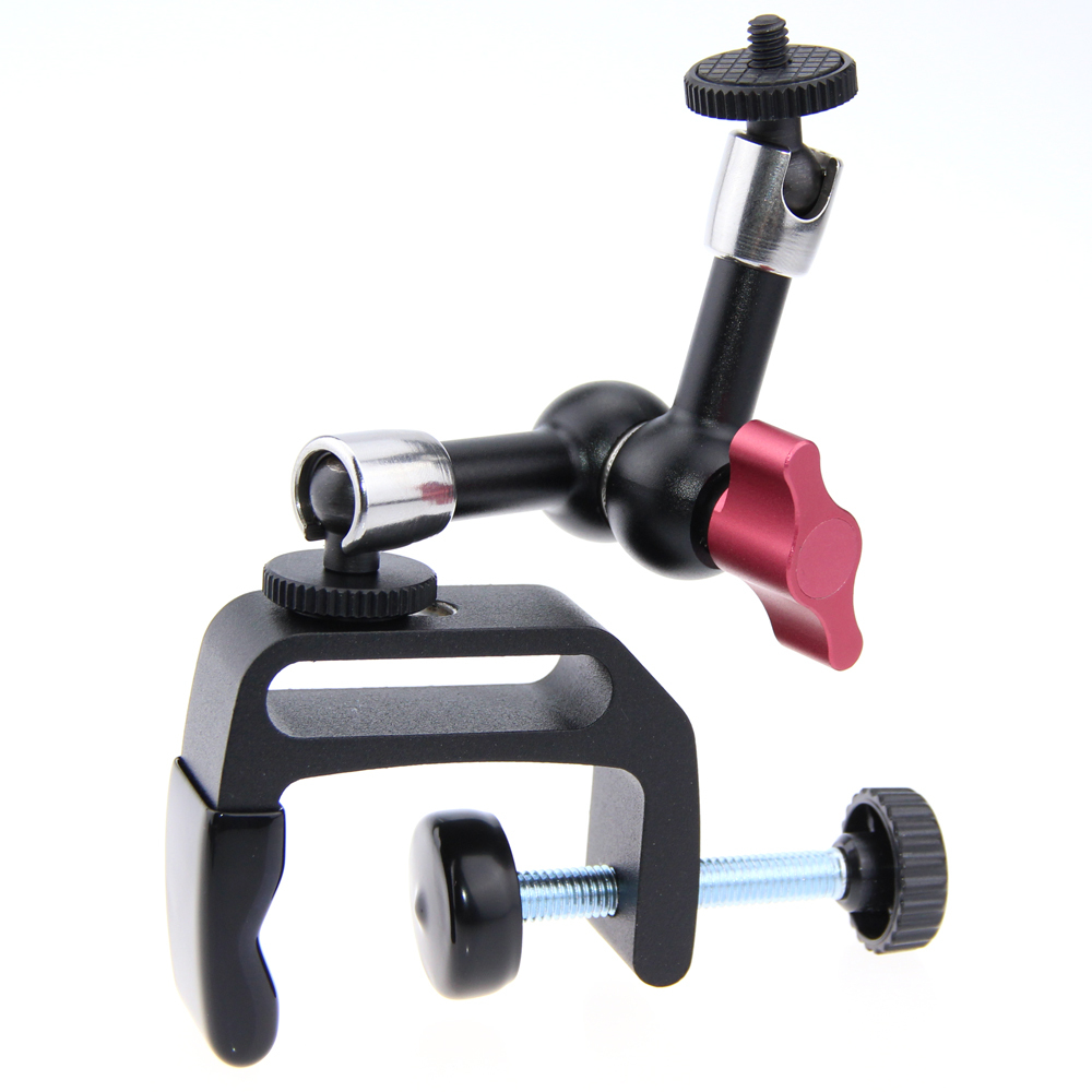 CAMVATE C-Clamp Mount 7-Inch Magic Arm for Dslr Rig LCD Monitor LED Panels