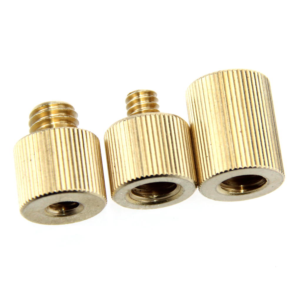 CAMVATE 3/8"-16 Female /  Male & 1/4"-20 Female / Male Thread Screw Reducer