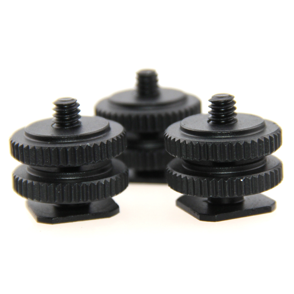 CAMVATE 1/4" Hot Cold Shoe Mount (3 pcs)