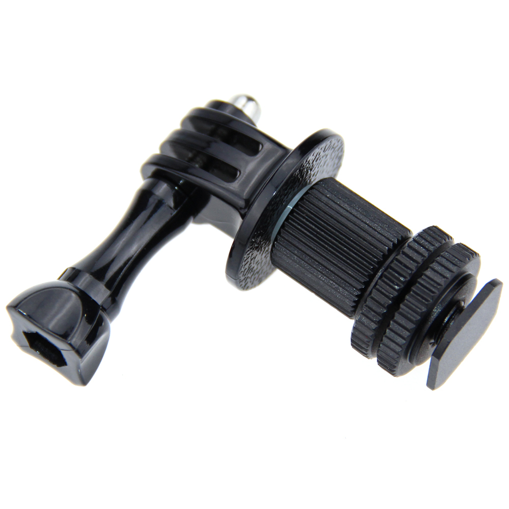 Tripod Monopod Mount Adapter with Hot Shoe Mount fr GoPro HD HERO 1 2 3 4 Camera