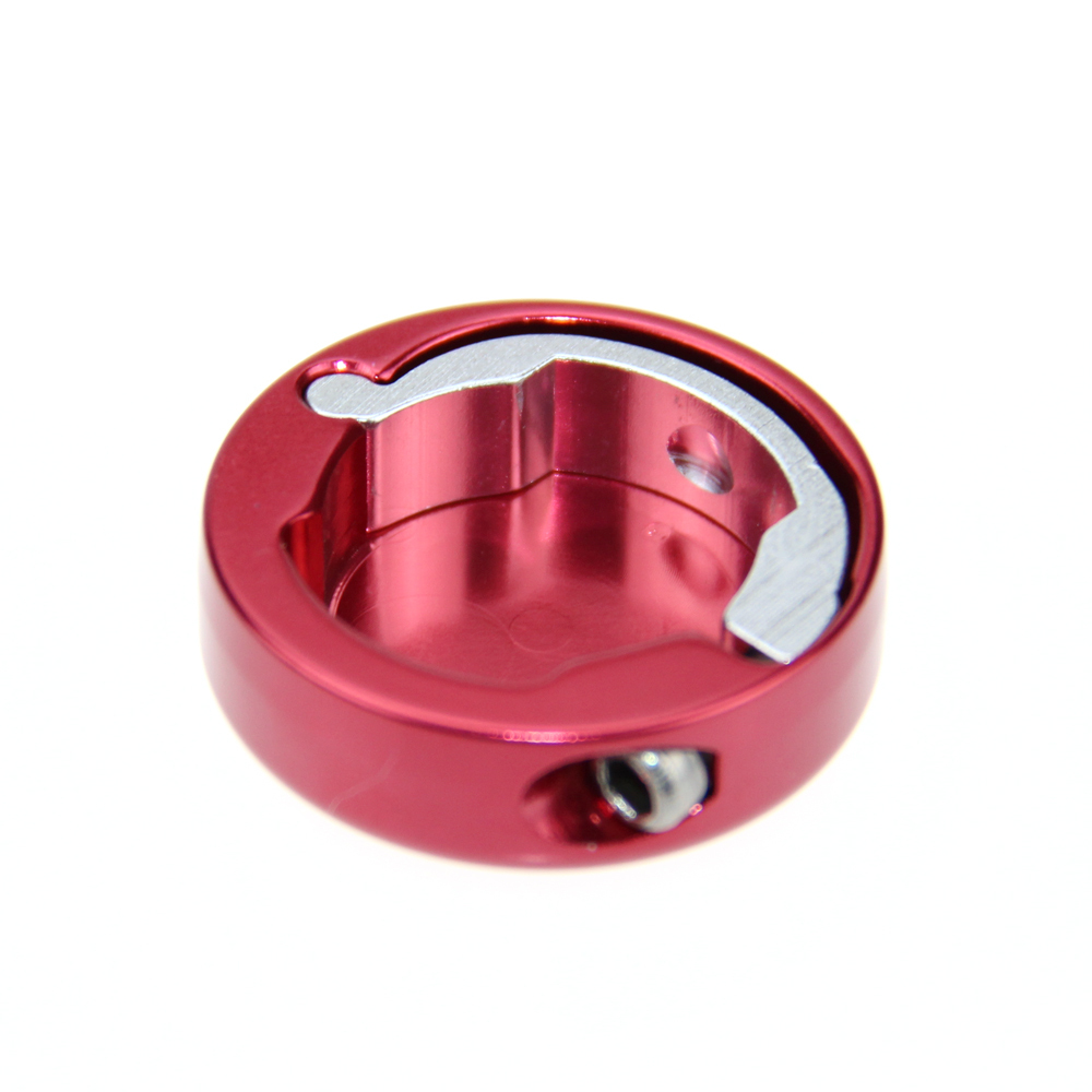 CAMVATE Bike Handlebar Bar Caps Grip Caps Aluminum Anodized Bike Parts - RED