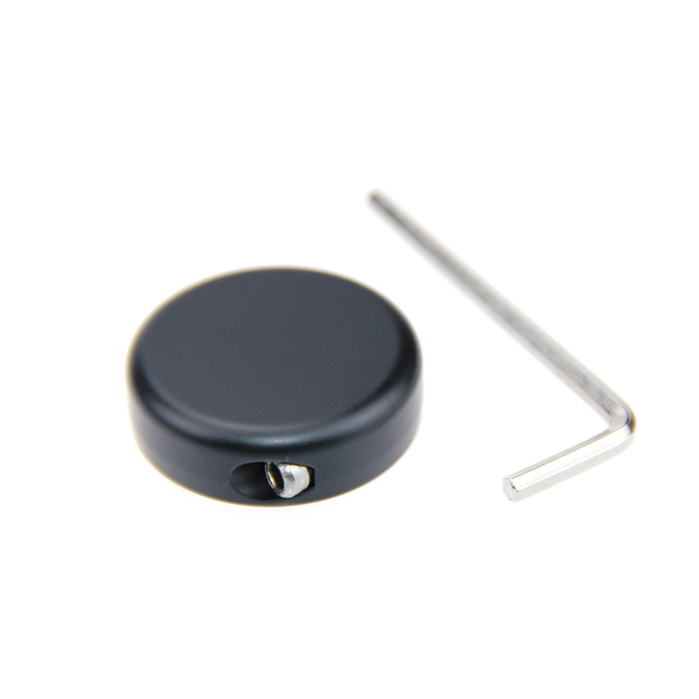 CAMVATE Bike Handlebar Bar Caps Grip Caps Aluminum Anodized Bike Parts-BLACK