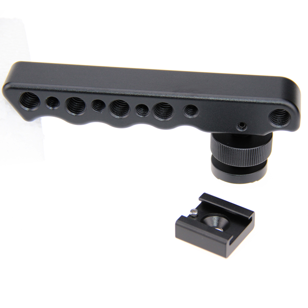 CAMVATE Video Stabilizing Top Handle Rig & Cold Shoe Extender for DSLR Camera