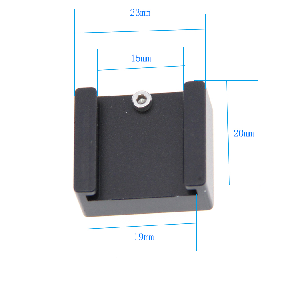 CAMVATE Cold Shoe Mount with 1/4" Thread Hole for DJI Osmo Handheld 4K Camera and 3-Axis Gimbal