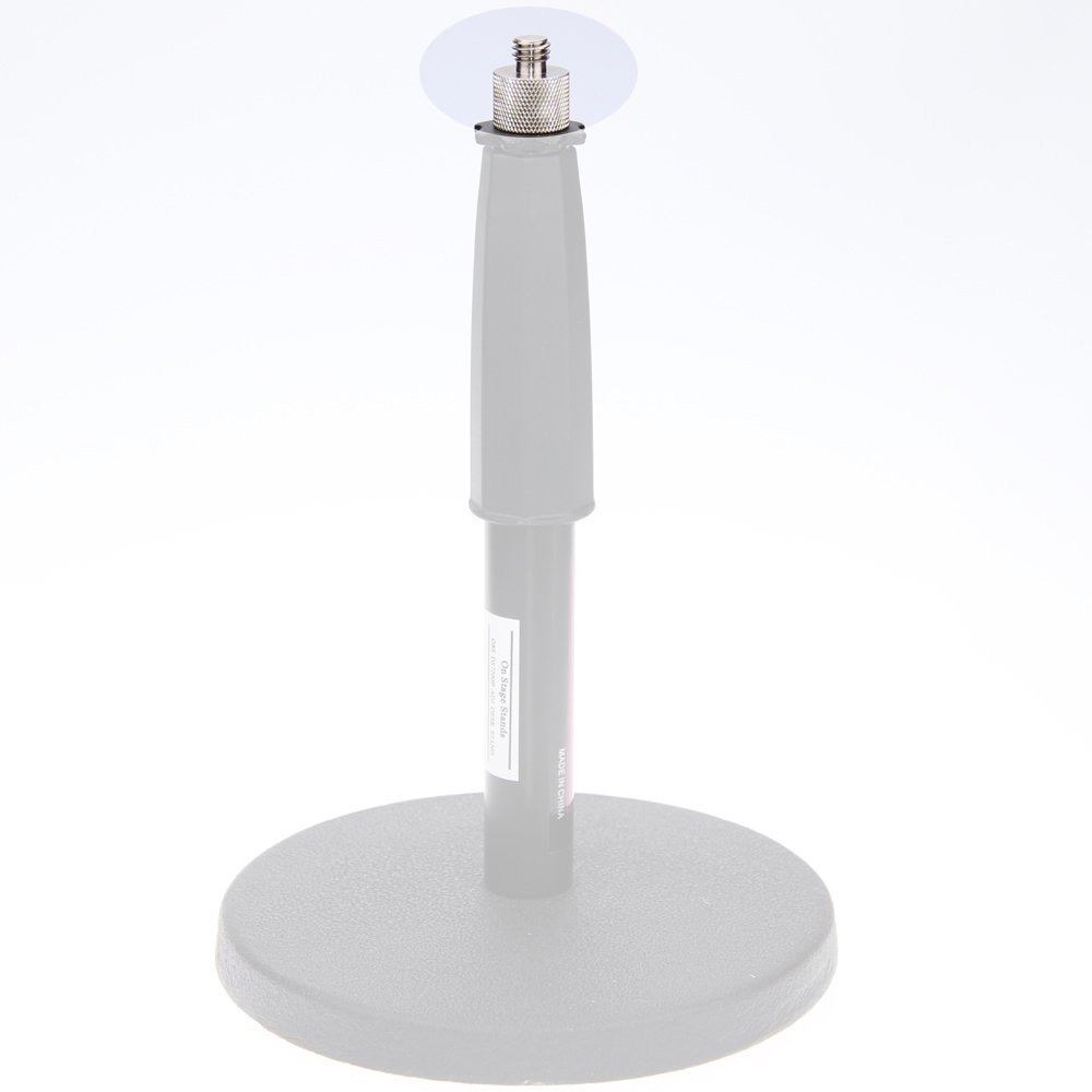 CAMVATE 2 Pieces 3/8"-16 Male to 5/8"-27 Female Thread Adapter for Microphone Mounts and Stands