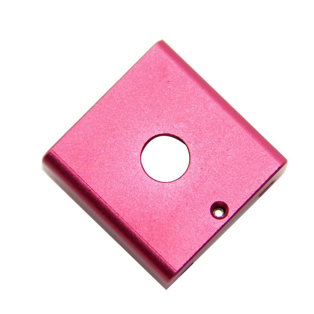CAMVATE Cold Shoe Mount Adapter with 1/4"-20 Hole for Blackmagic Cinema Cameras(Red)
