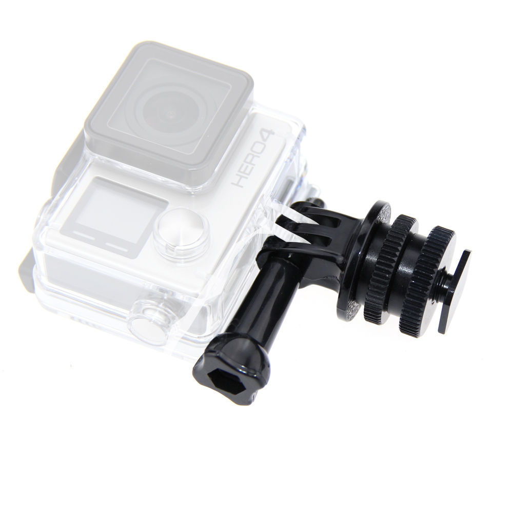 CAMVATE CAMVATE 1/4'' Hot cold Shoe Adapter Tripod Mount Screw For GoPro Hero 2 3 3+ 4 5