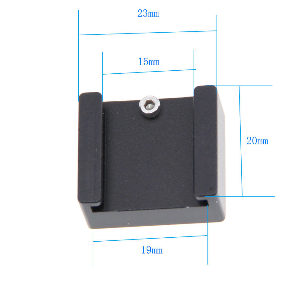 CAMVATE Cold Shoe Mount with 1/4" Thread Hole for DJI Osmo Handheld 4K Camera and 3-Axis Gimbal