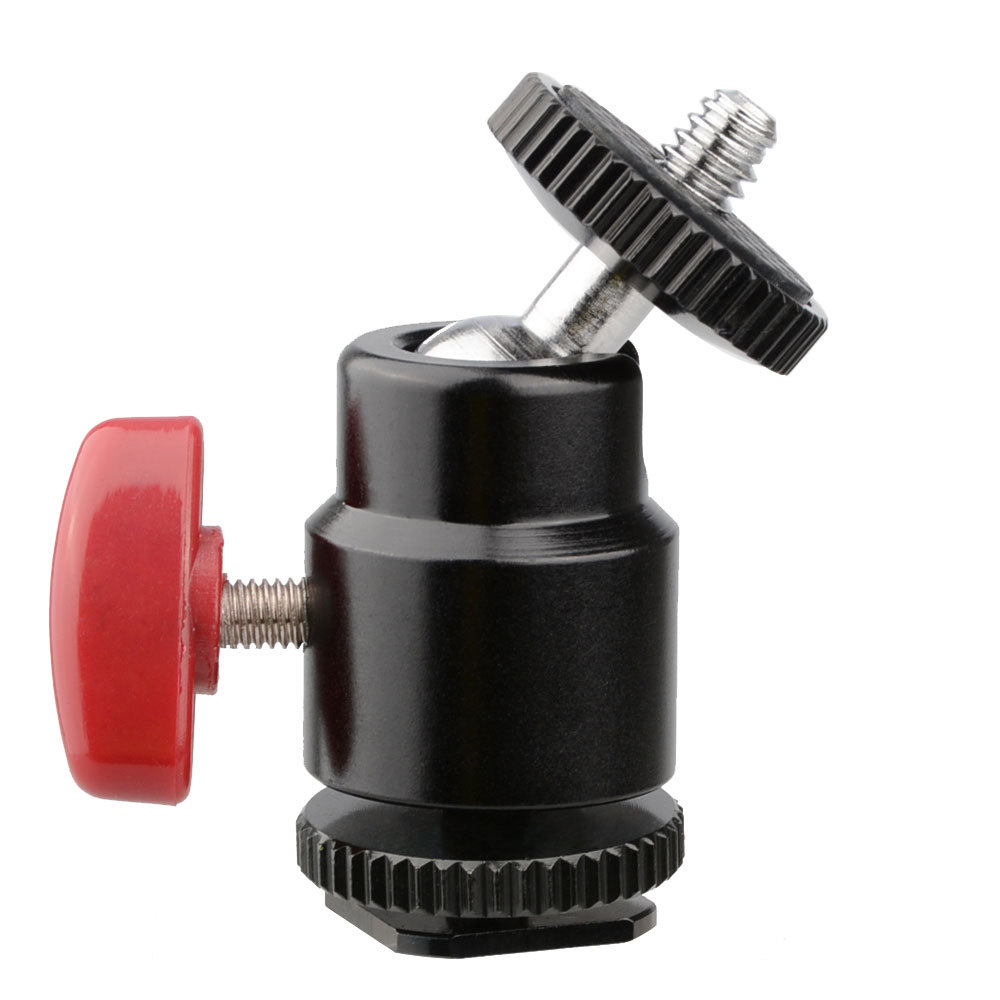 CAMVATE Ball Head 1/4"-20 for DSLR Vidicon Flash Trigger