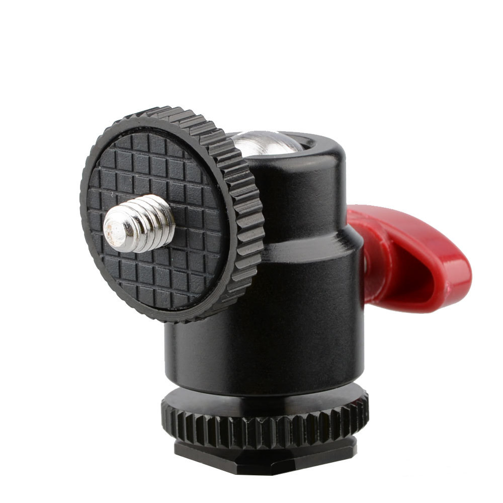 CAMVATE Ball Head 1/4"-20 for DSLR Vidicon Flash Trigger