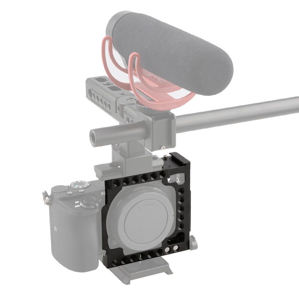 CAMVATE Cage Kit (Black) for Sony A6000 A6300 A6400 A6500 & A6600 4K Cameras