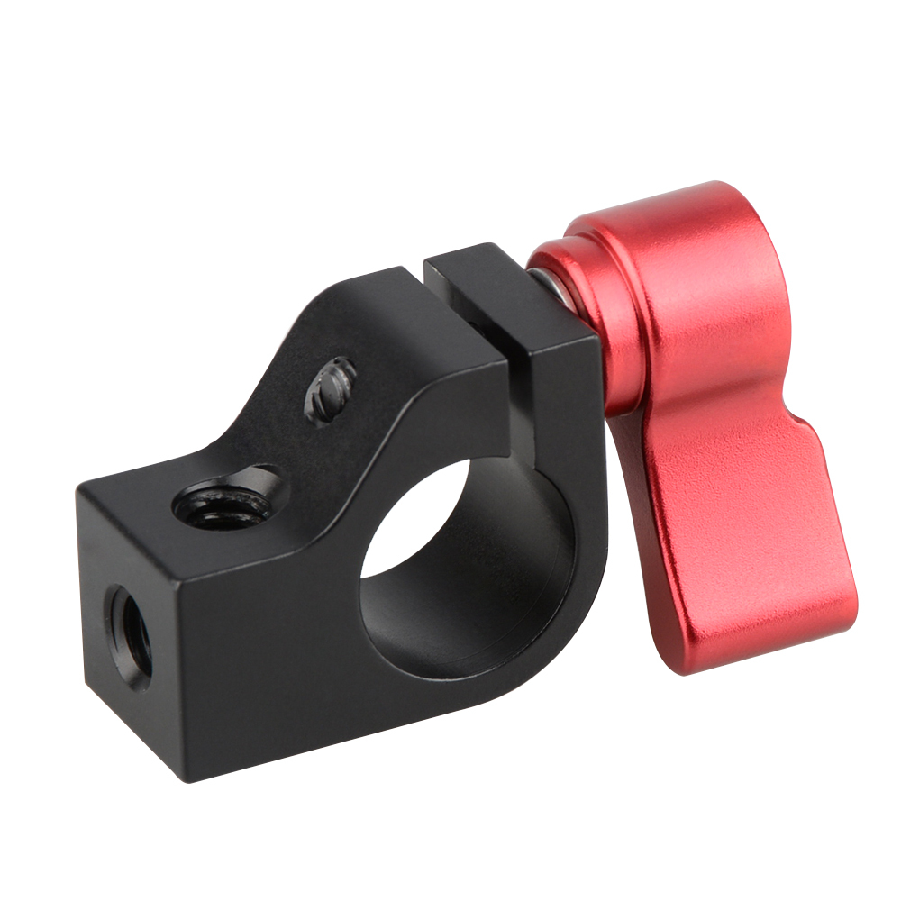 CAMVATE 15mm Rod Clamp （Adjustable Red Ratchet Wingnut）