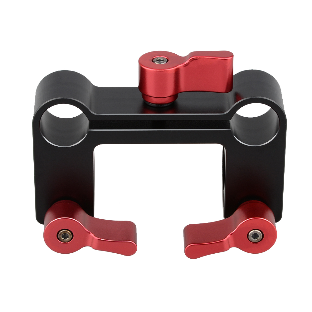 CAMVATE 15mm Rod Offset Railblock 90 Degree DSLR Support Set