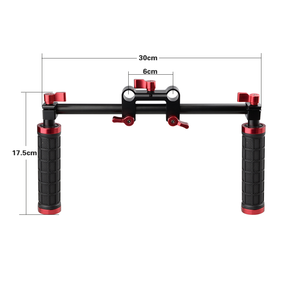CAMVATE Camera Handle Grips Handlebar Support Kit for DSLR Camera Camcorder Shoulder Rig