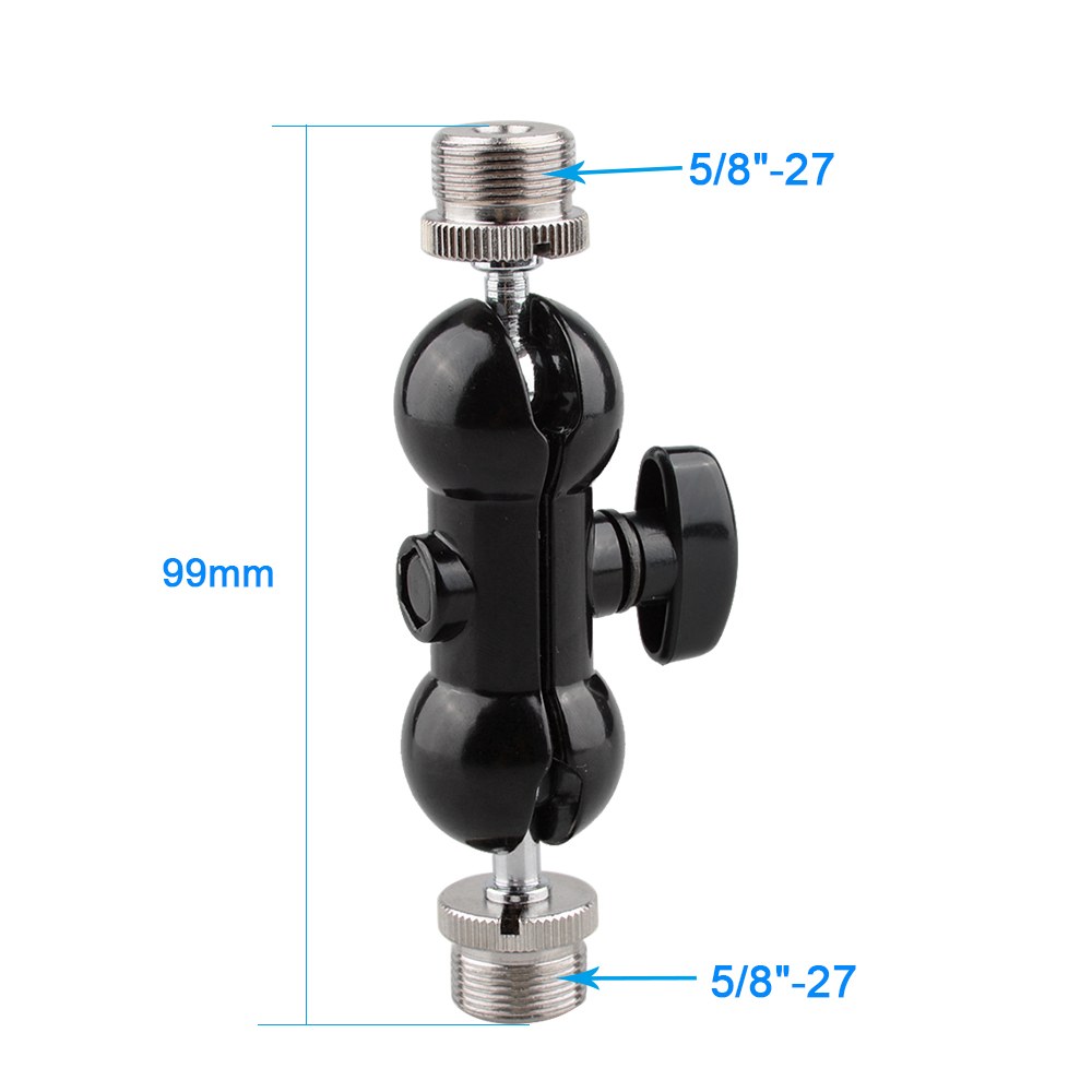 CAMVATE Mini Ball Head Camera Mount for Microphones