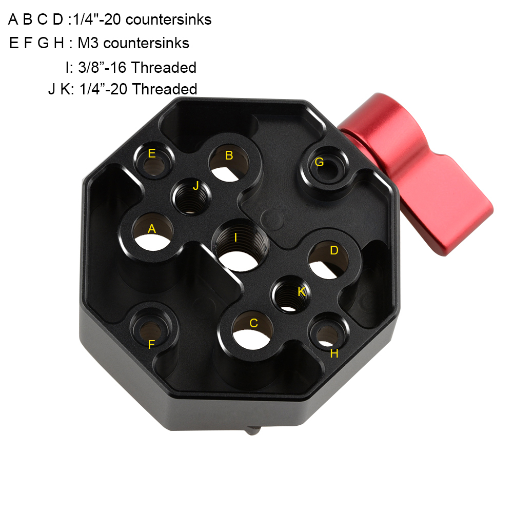 CAMVATE Mount Adapter (Quick Plate Mount) For DJI Ronin-MX