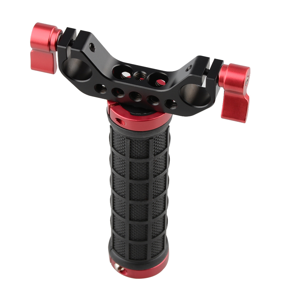 CAMVATE Single Mid-handle Handheld Camera Stabilizer Hand Grip Stabilizer Rod Clamp