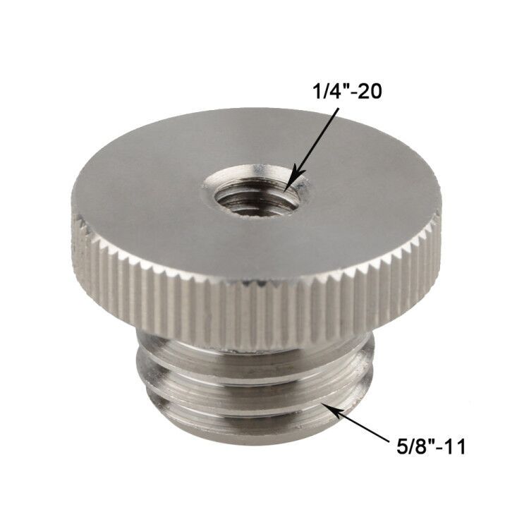 CAMVATE 1/4"-20 to 5/8"-11 Threaded Screw Adapter For Tripod Laser Level Adapter BOSCH