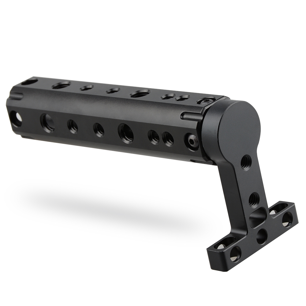 CAMVATE Aluminum Cheese Handgrip For DSLR Video Camera Cage Top Plate