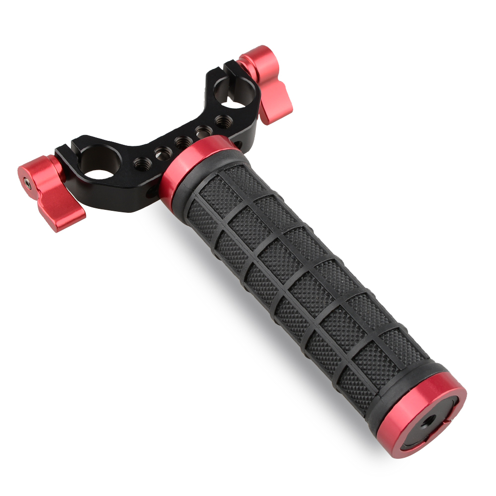 CAMVATE Single Mid-handle Handheld Camera Stabilizer Hand Grip Stabilizer Rod Clamp