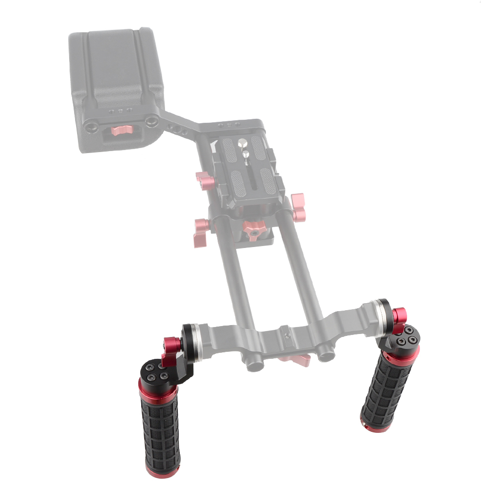 CAMVATE 2PCS ARRI Style Rosette Rubber Handle Grip
