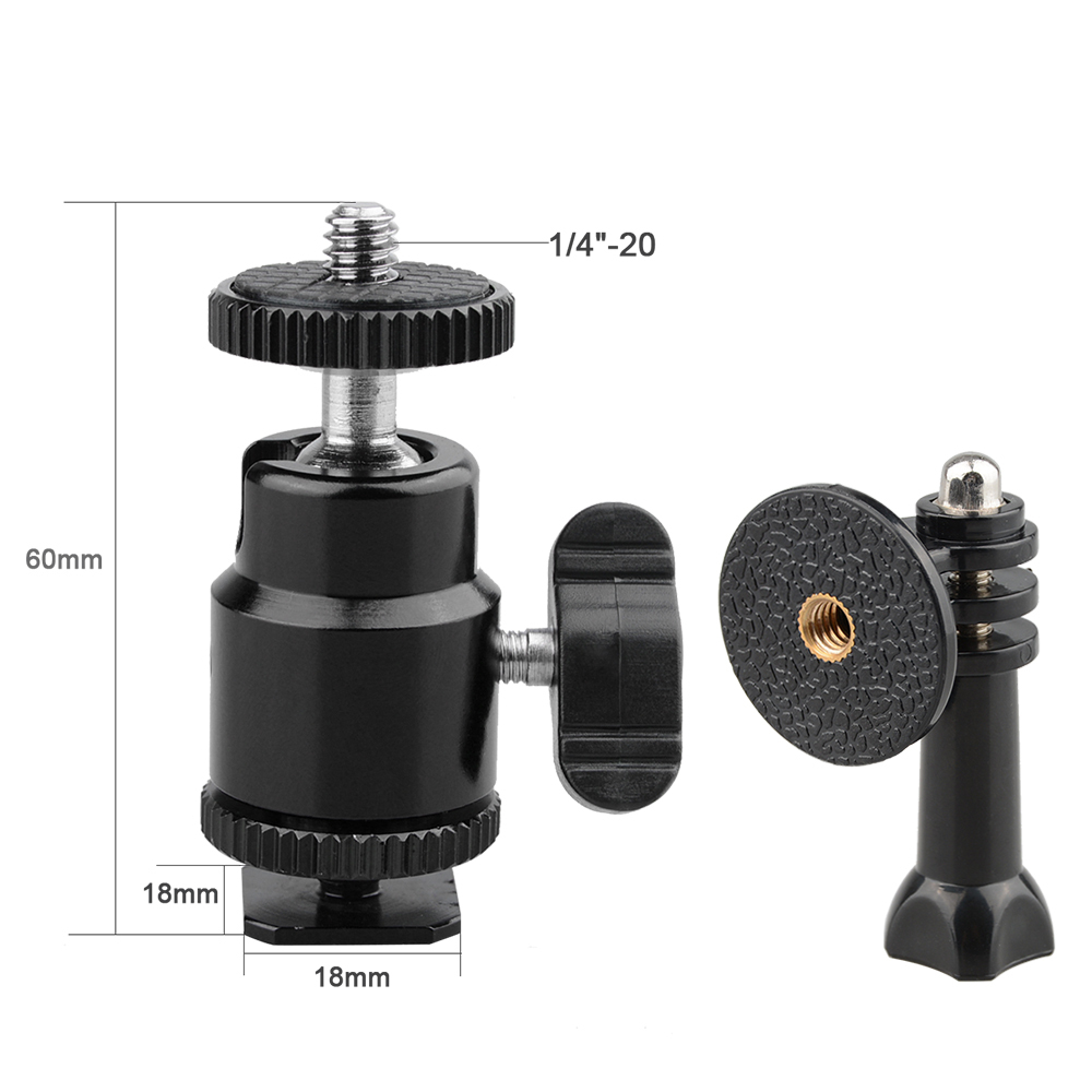 CAMVATE 360 Degree Rotating Clip Clamp Mount Tripod Adapter for Gopro HD Hero Camera