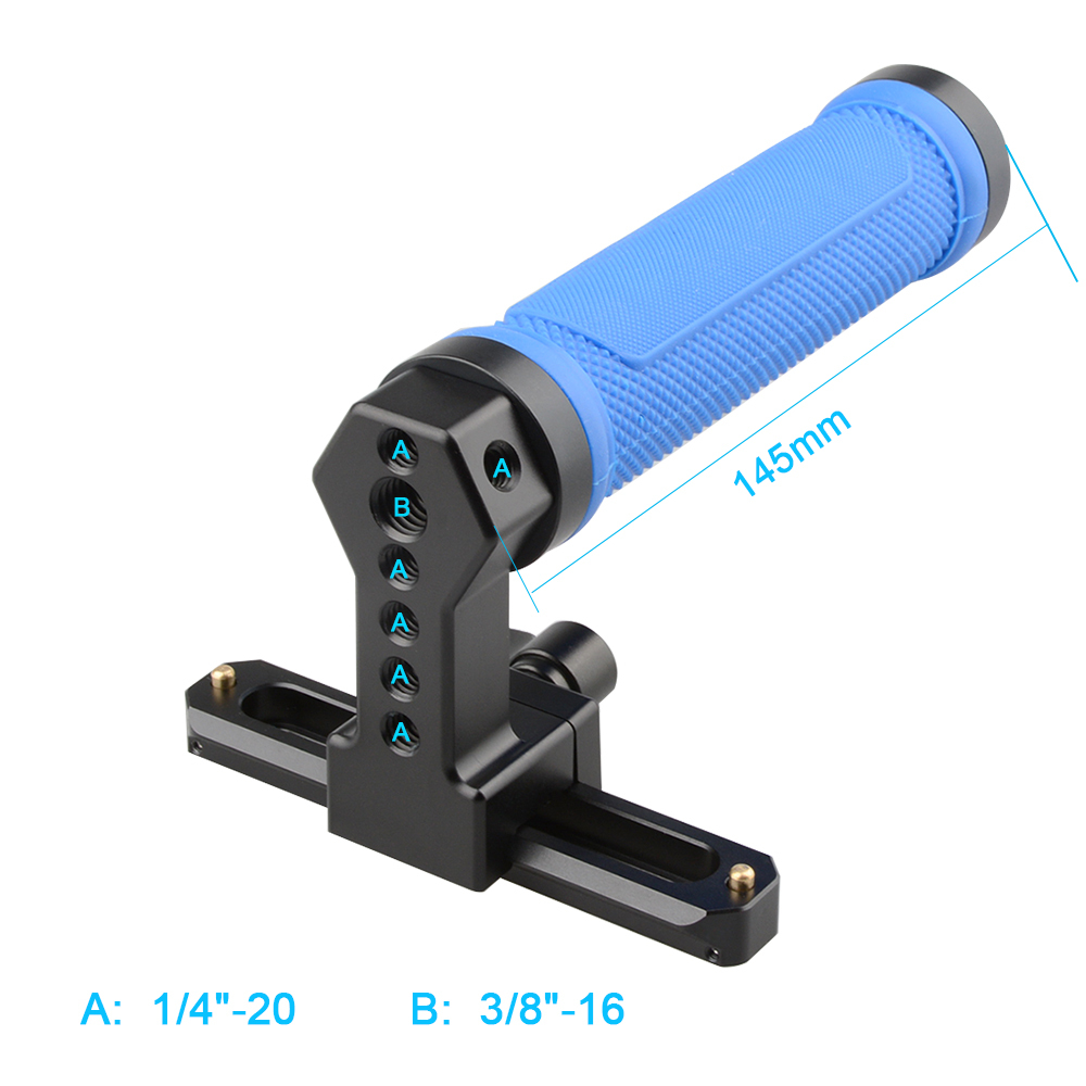 Top Handle(Blue Rubber Grip)for Blackmagic Pocket Cinema Camera
