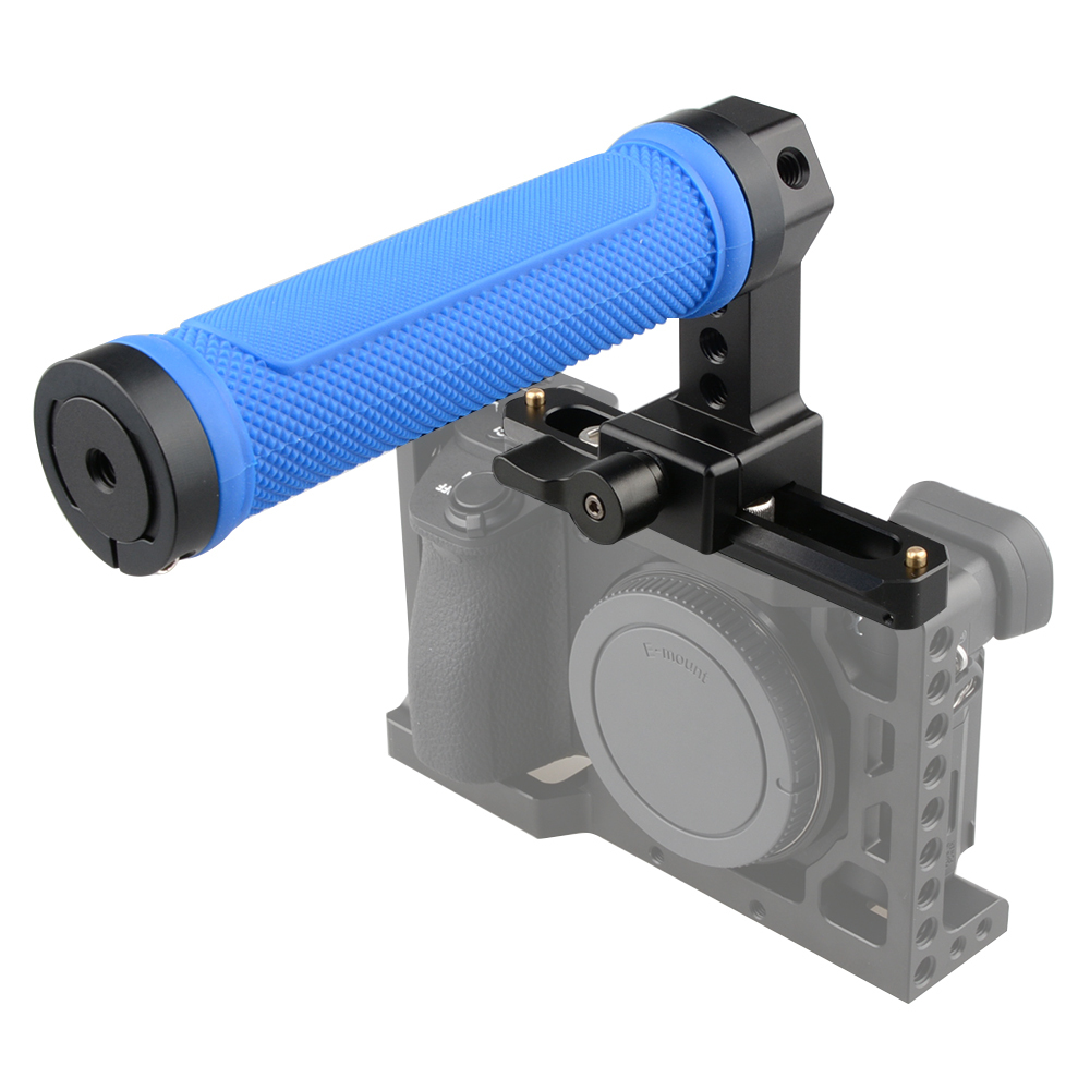 Top Handle(Blue Rubber Grip)for Blackmagic Pocket Cinema Camera