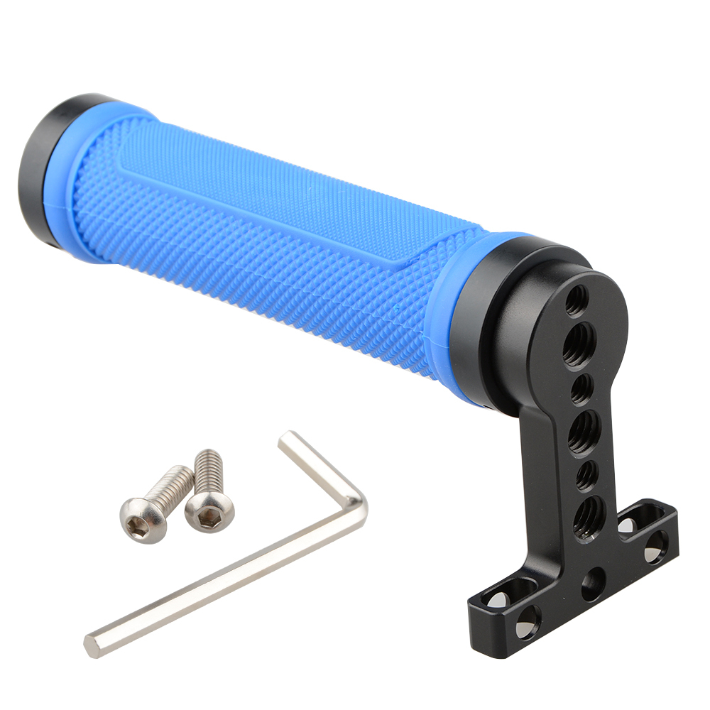 CAMVATE Handheld Top Handle Rubber Grip Blue for Blackmagic Pocket Cinema Camera