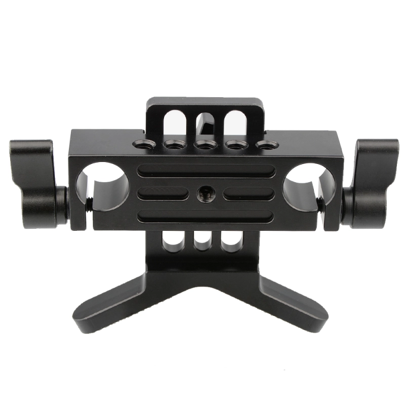 CAMVATE Lens Support 15mm Rod Clamp Rail Block for DSLR Rig Rod Support Rail System