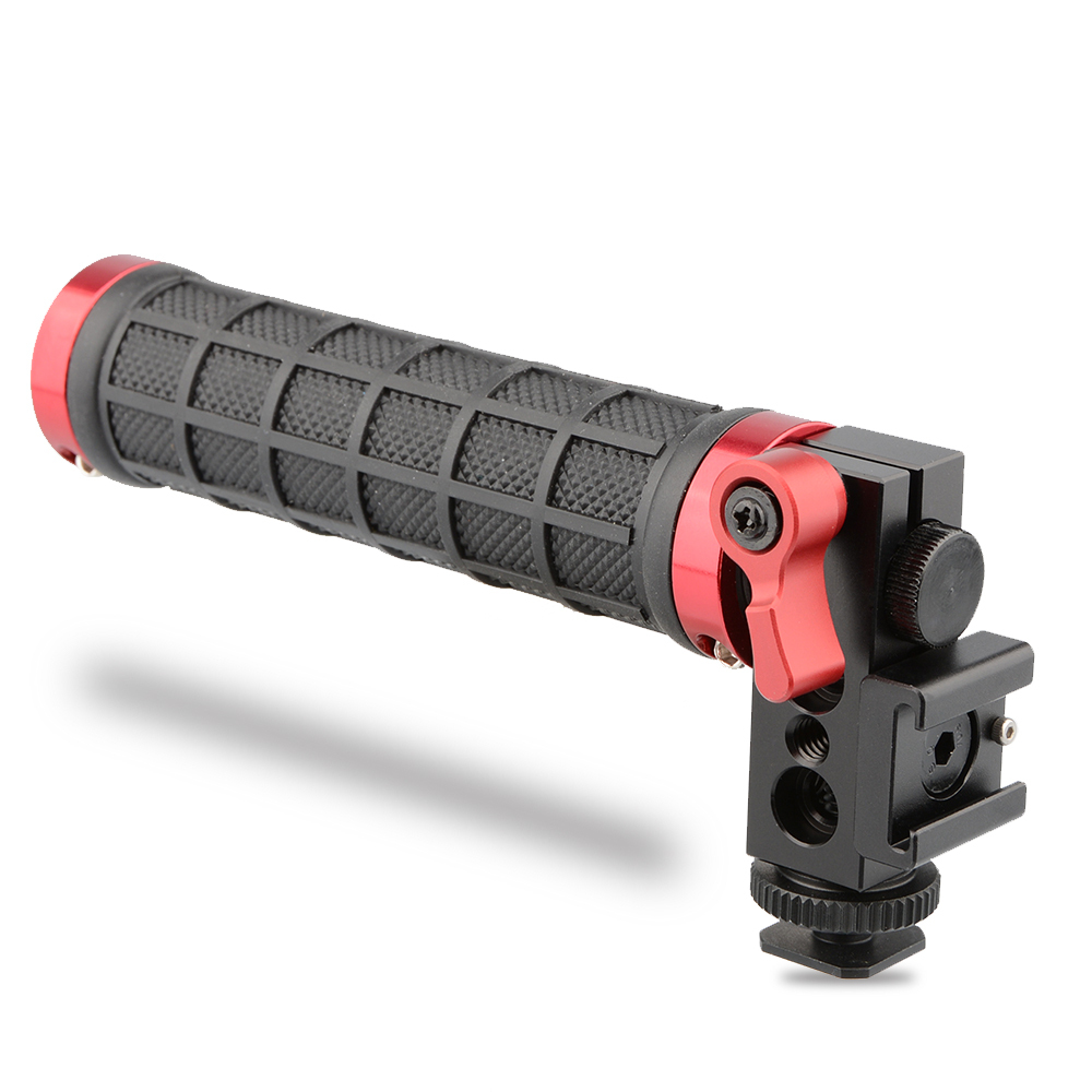 CAMVATE Video Stabilizer Top Handle Rig Hand Grip with Cold Shoe Extender for DSLR Camera