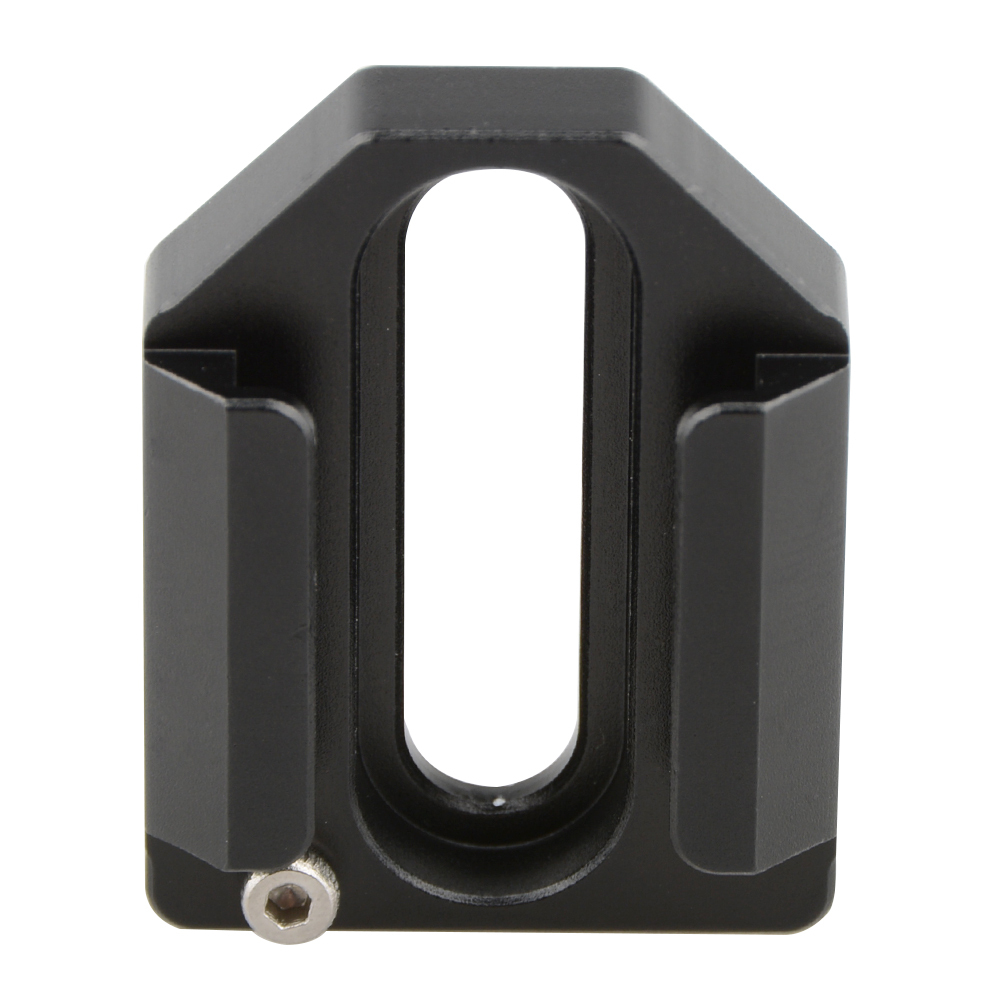CAMVATE Cold Shoe Mount Holder with 2 Screws to Fasten for Monitor LED Light (Black)