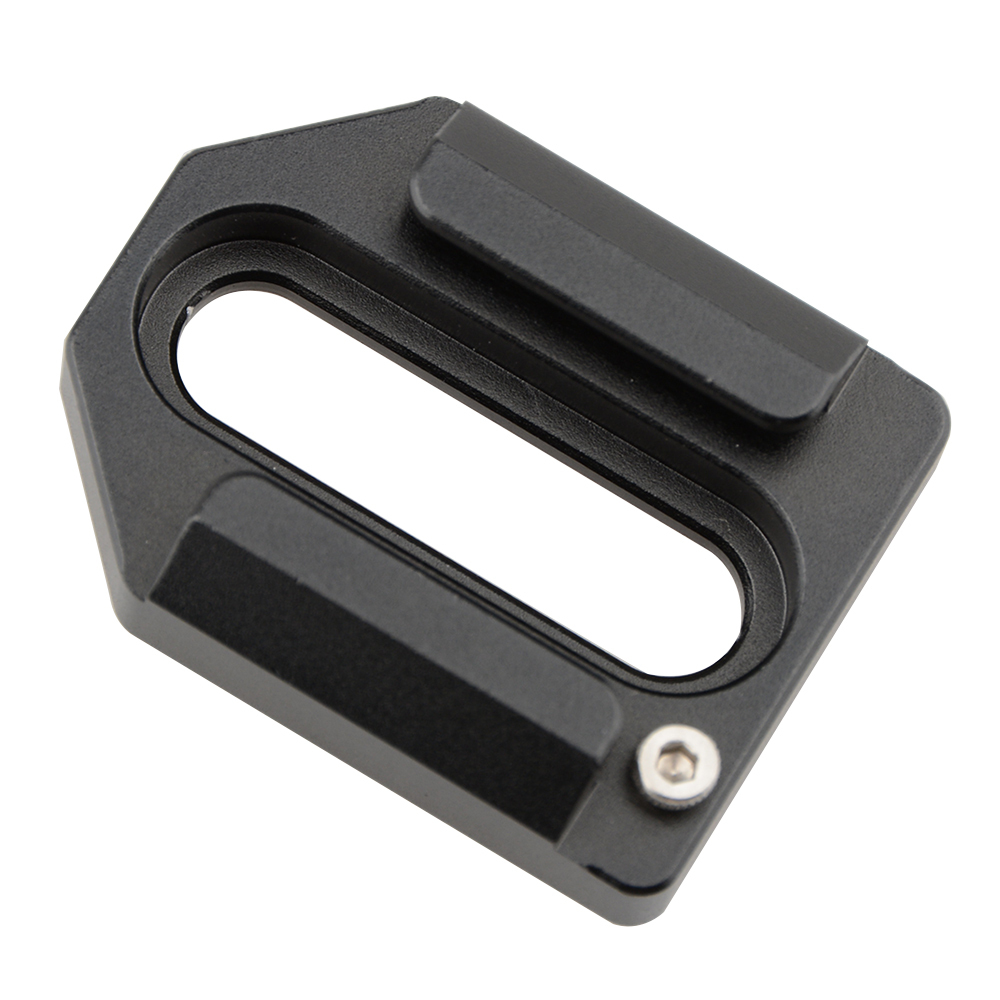 CAMVATE Cold Shoe Mount Holder with 2 Screws to Fasten for Monitor LED Light (Black)