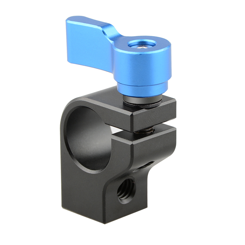 CAMVATE 15mm Rod Clamp (Blue Thumbscrew)