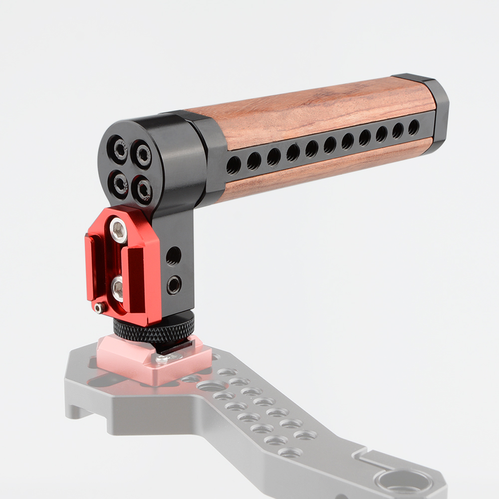 CAMVATE Top Cheese Handle Wooden Grip with Shoe Mount