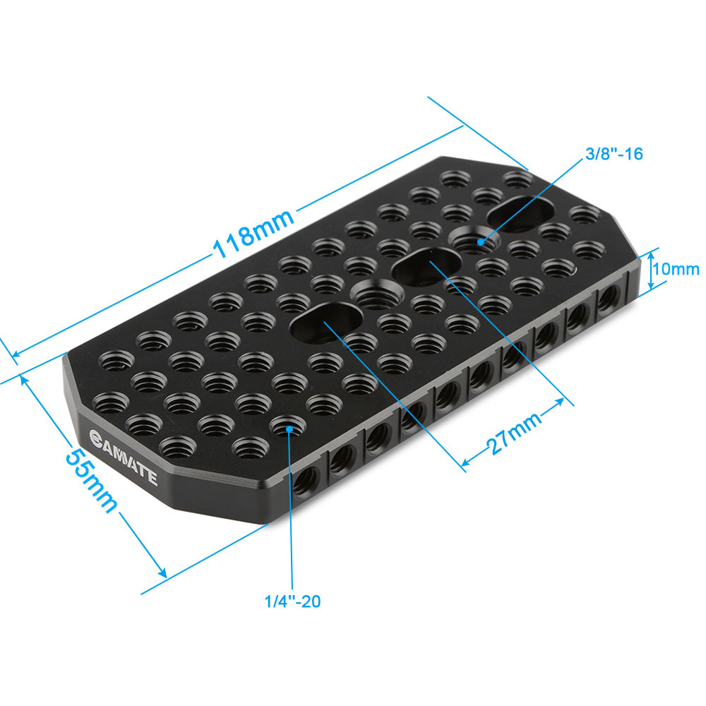 CAMVATE NATO Handle Top Cheese Plate for BMD (Black)