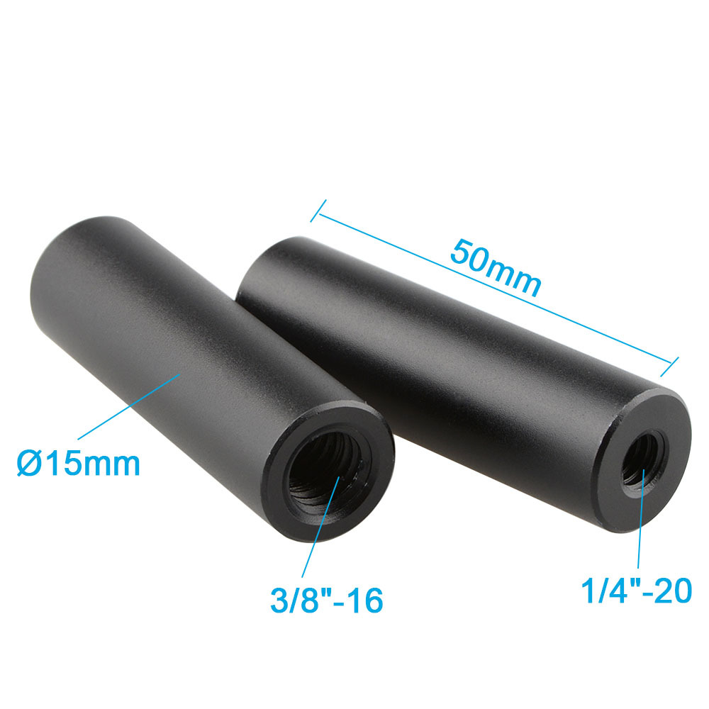 CAMVATE 15mm Micro Rod 50mm long (2 pack)