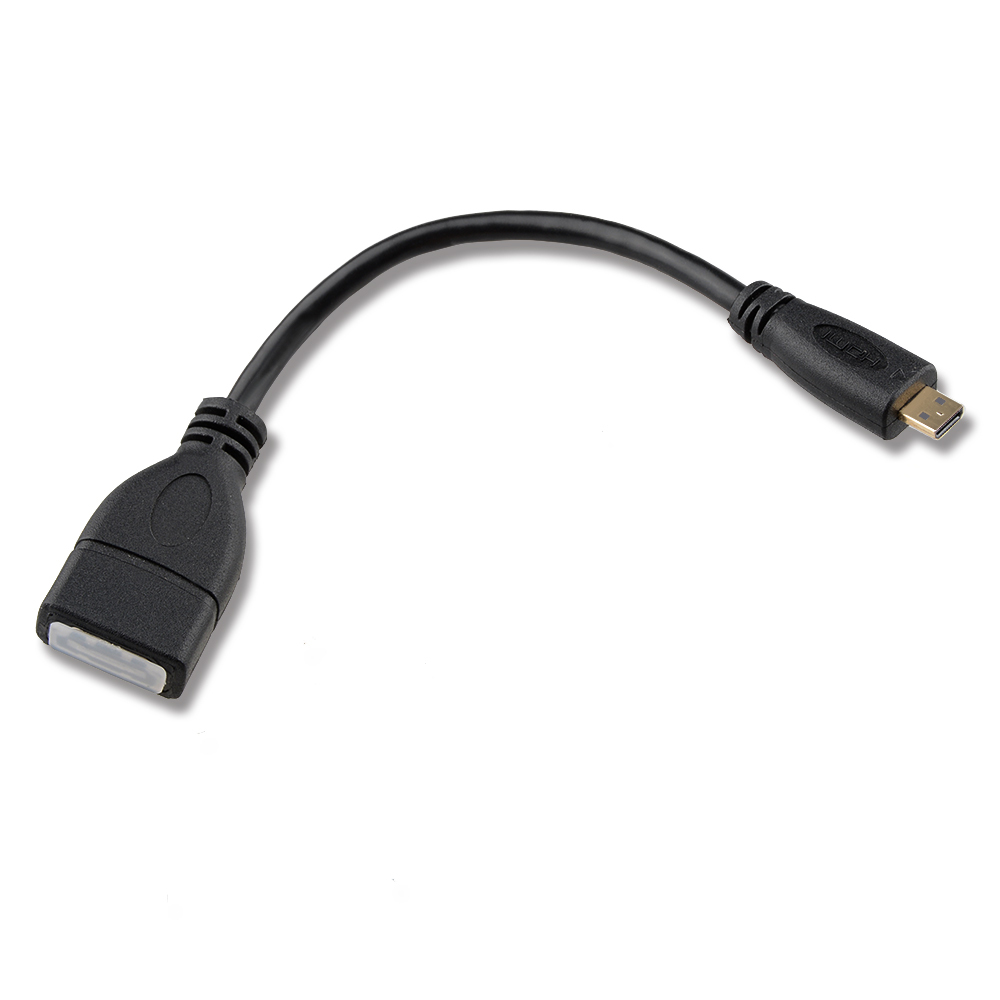 CAMVATE Micro HDMI to HDMI Male to Female Converter Adapter (6")