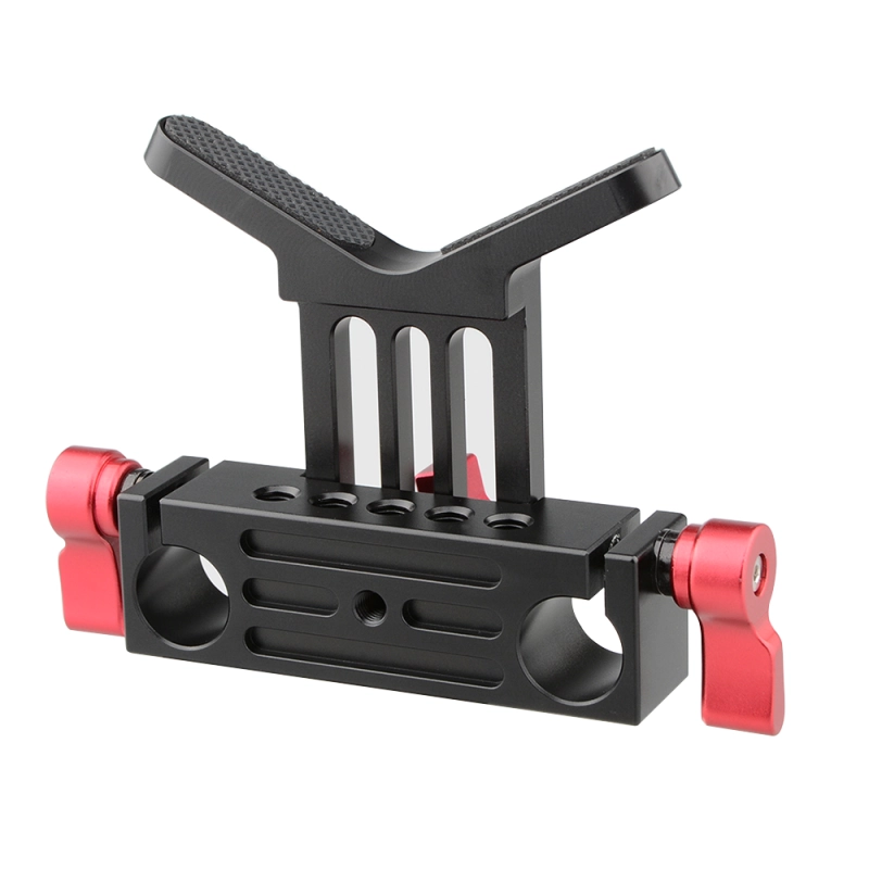 CAMVATE Lens Support Mount Rod Clamp Holder Bracket for 15mm Rod System Follow Focus
