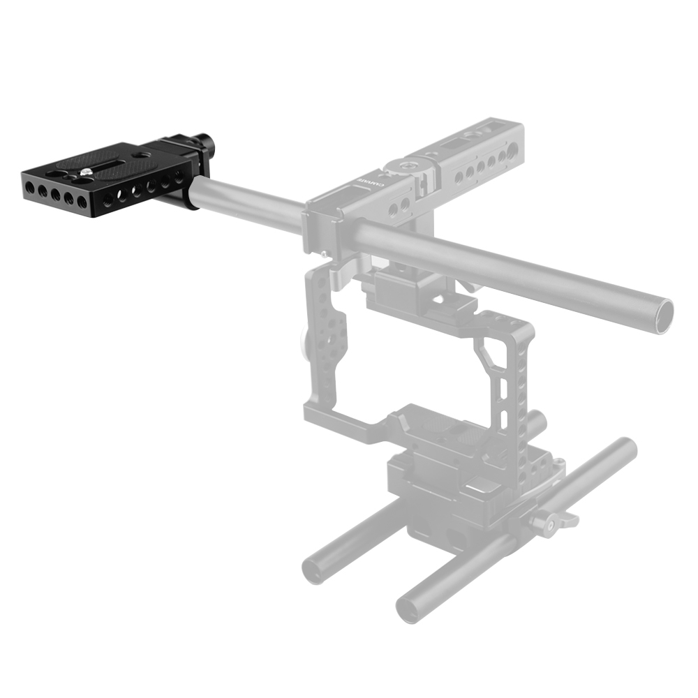 CAMVATE Mini Mounting Plate Rod Clamp fr 15mm Rod Support DSLR Rig