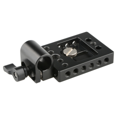 CAMVATE Mini Mounting Plate Rod Clamp fr 15mm Rod Support DSLR Rig