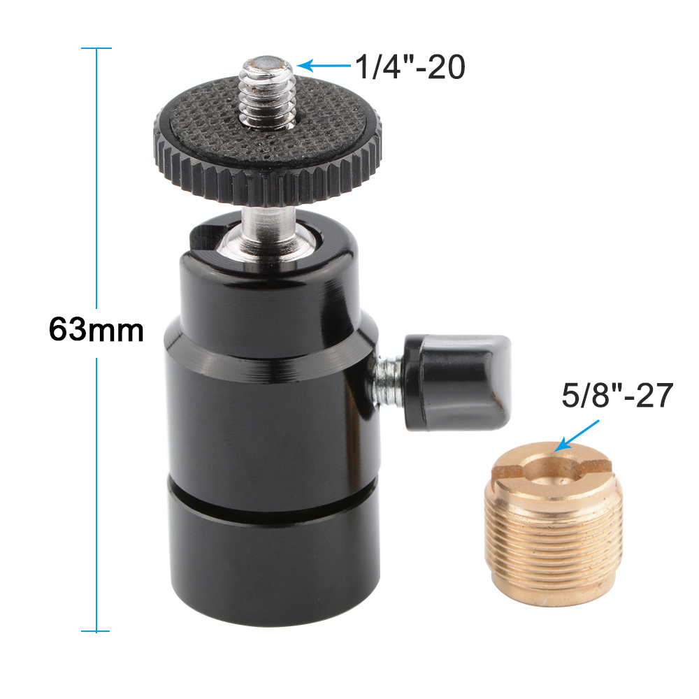 CAMVATE 5/8"-27 Camera Accessory Mount to Hot or Cold Shoe