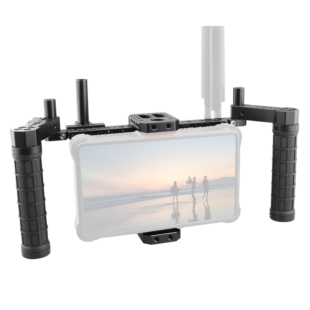 CAMVATE Director's Monitor Cage Kit with V-Lock Plate