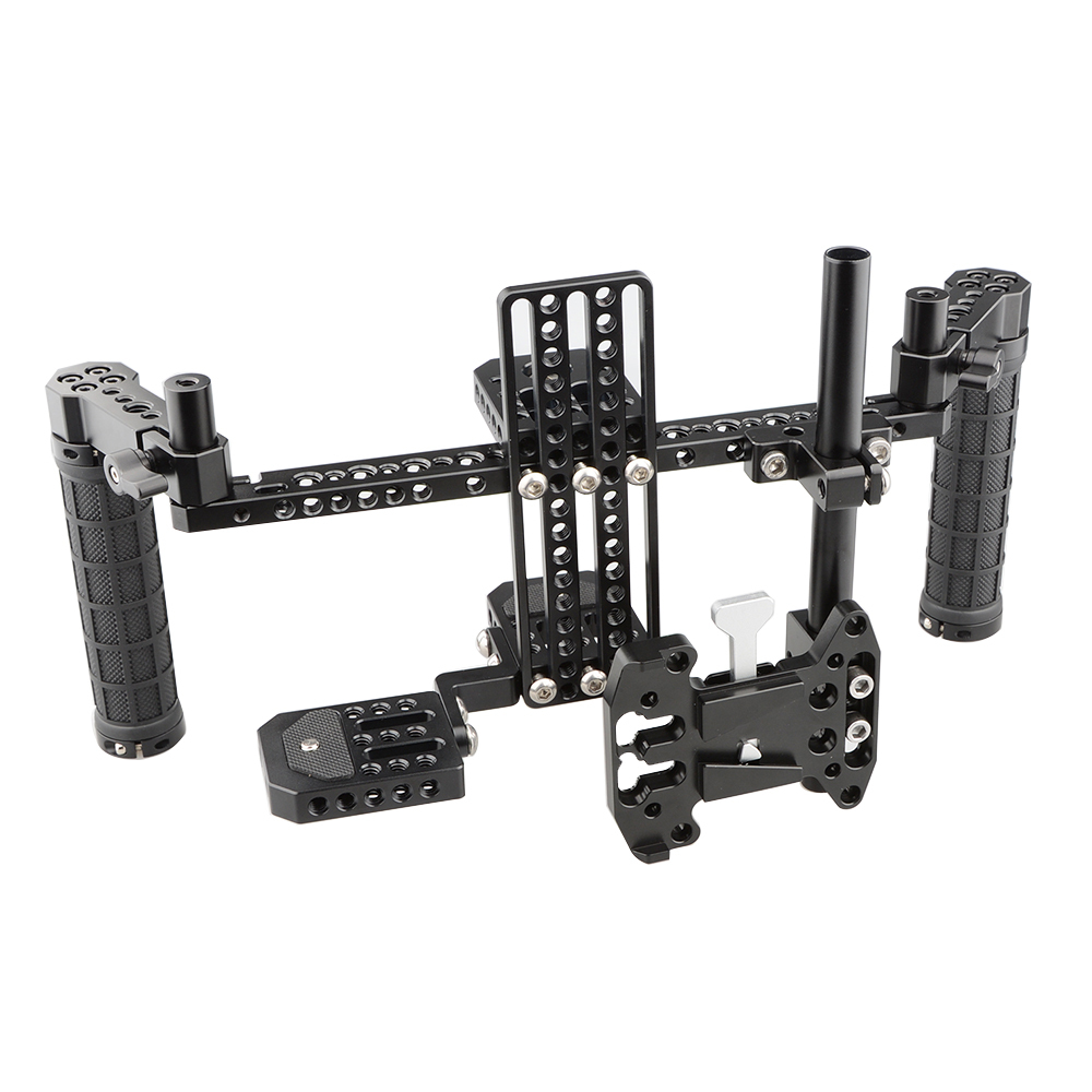 CAMVATE Director's Monitor Cage Kit with V-Lock Plate